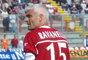 Fabrizio Ravanelli of Lazio in action during the Serie A match